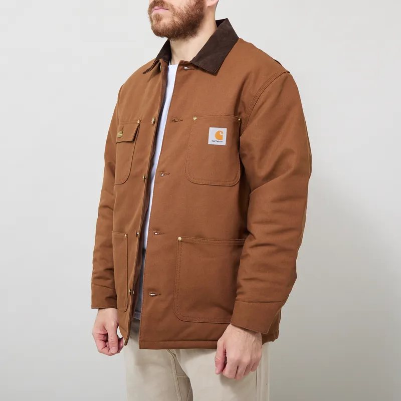 Carhartt WIP OG Chore Coat WIP H Brown Tobacco Rigid-1