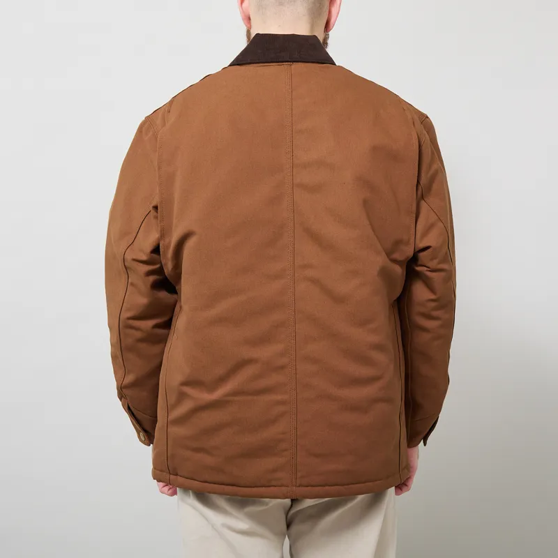 Carhartt WIP OG Chore Coat WIP H Brown Tobacco Rigid-2