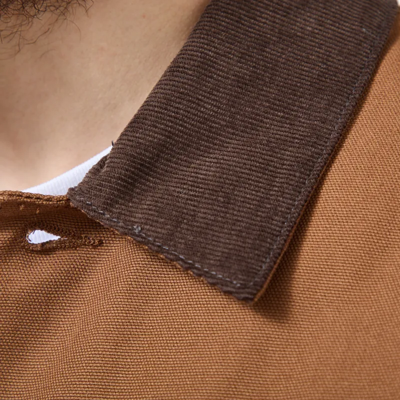 Carhartt WIP OG Chore Coat WIP H Brown Tobacco Rigid-4