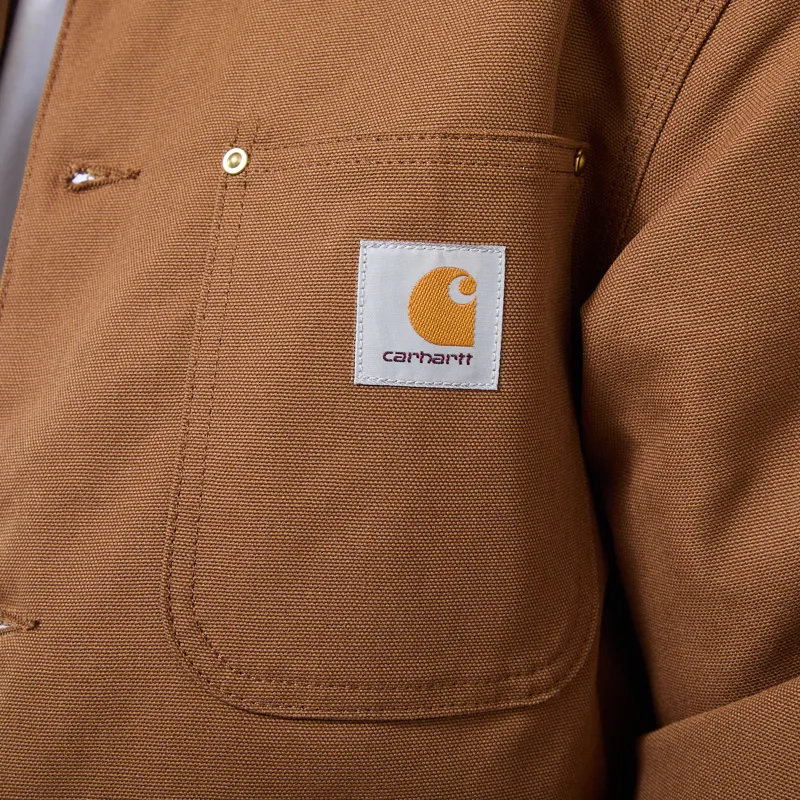 Carhartt WIP OG Chore Coat WIP H Brown Tobacco Rigid-5