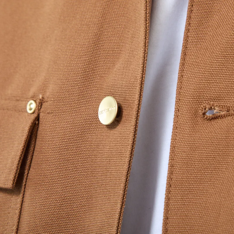 Carhartt WIP OG Chore Coat WIP H Brown Tobacco Rigid-7