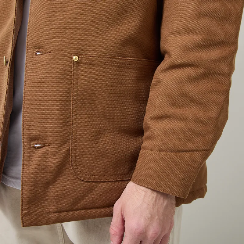 Carhartt WIP OG Chore Coat WIP H Brown Tobacco Rigid-8