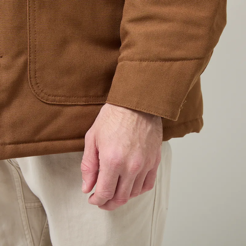 Carhartt WIP OG Chore Coat WIP H Brown Tobacco Rigid-9