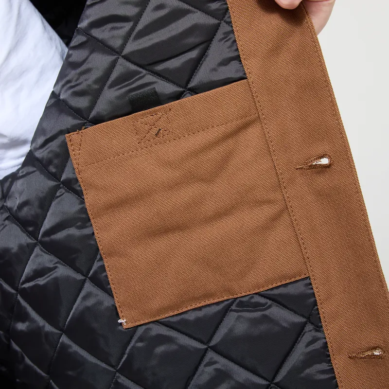 Carhartt WIP OG Chore Coat WIP H Brown Tobacco Rigid-10