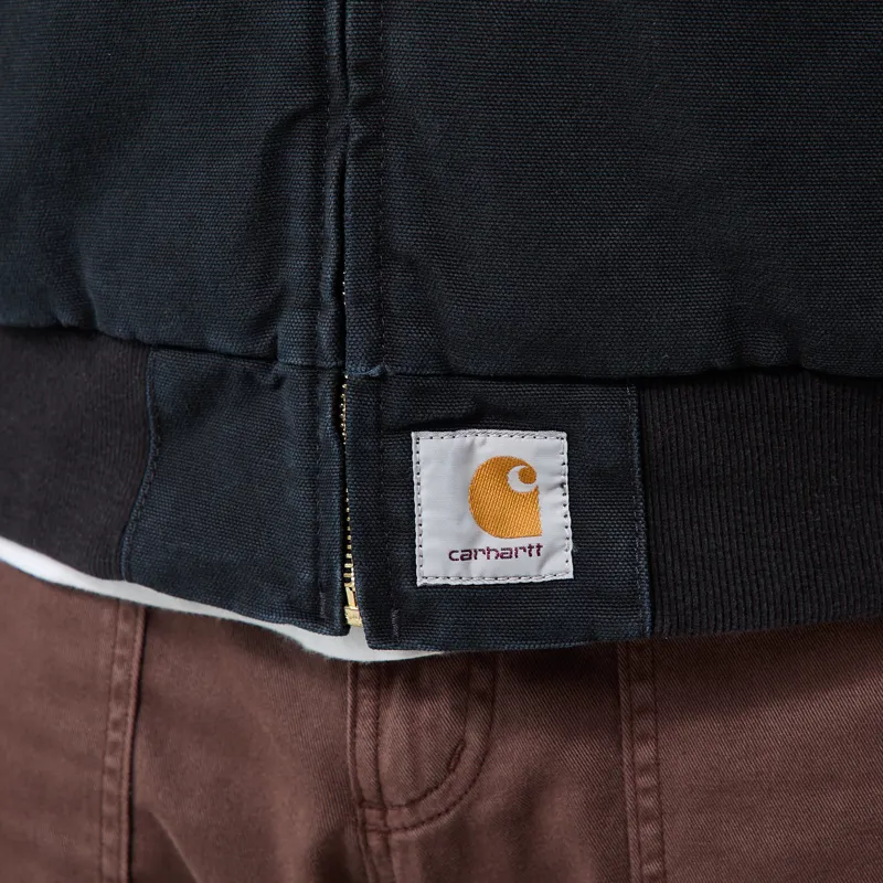 Carhartt WIP OG Santa Fe Jacket Black Stone Canvas-6