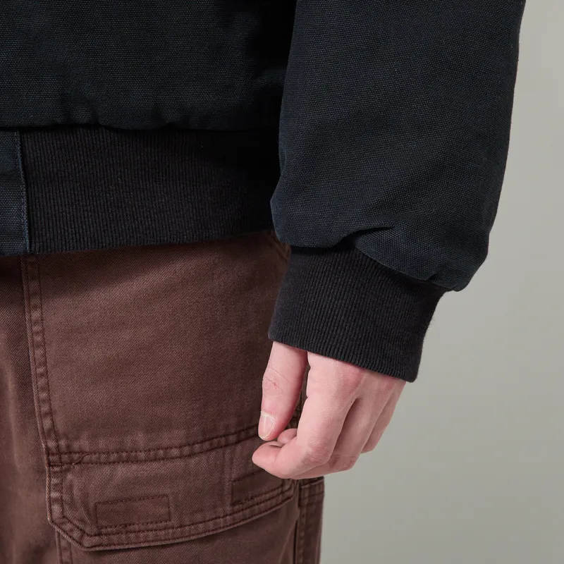 Carhartt WIP OG Santa Fe Jacket Black Stone Canvas-7
