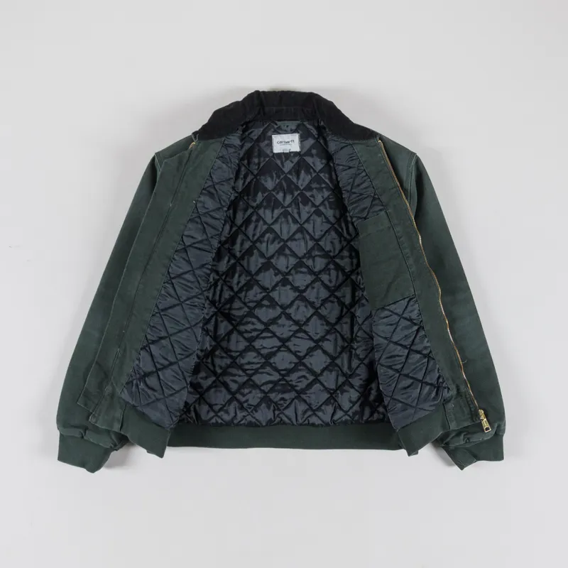 Carhartt WIP OG Santa Fe Jacket Raven Black Stone Canvas-1