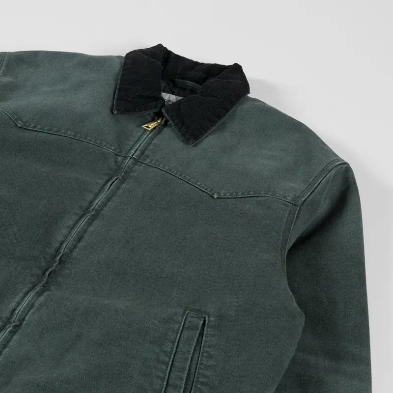 Carhartt WIP OG Santa Fe Jacket Raven Black Stone Canvas-3
