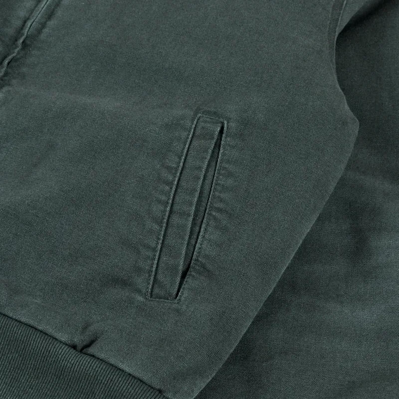 Carhartt WIP OG Santa Fe Jacket Raven Black Stone Canvas-5
