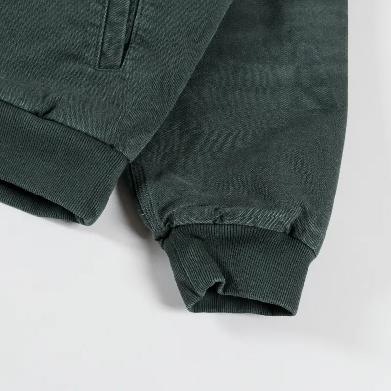 Carhartt WIP OG Santa Fe Jacket Raven Black Stone Canvas-7