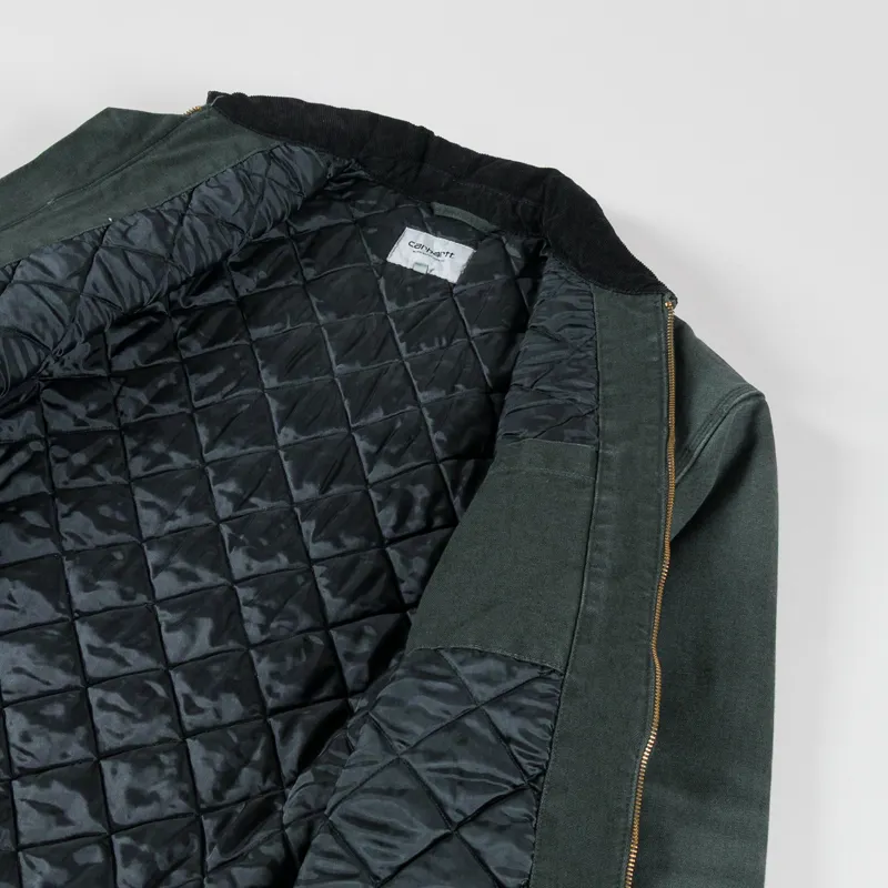 Carhartt WIP OG Santa Fe Jacket Raven Black Stone Canvas-8
