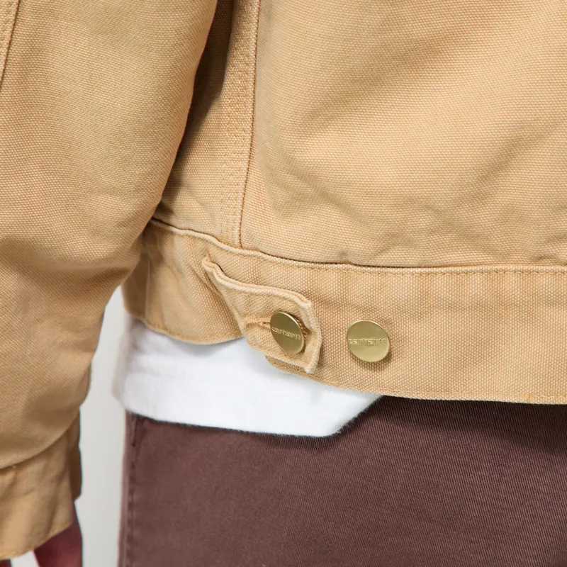 Carhartt WIP OG Trucker Jacket WIP Dusty H Tobacco Stone Canvas-8