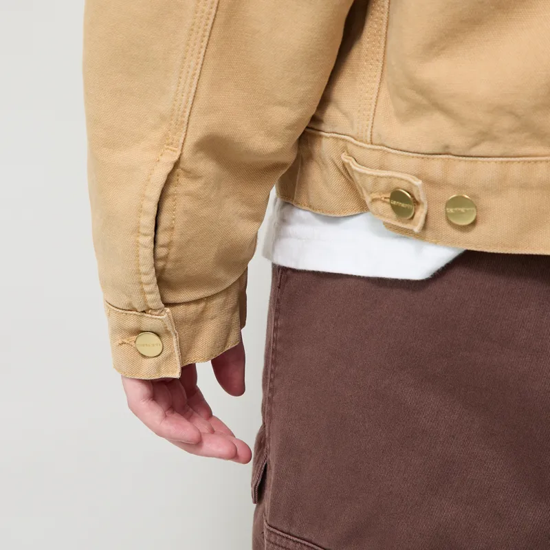 Carhartt WIP OG Trucker Jacket WIP Dusty H Tobacco Stone Canvas-9