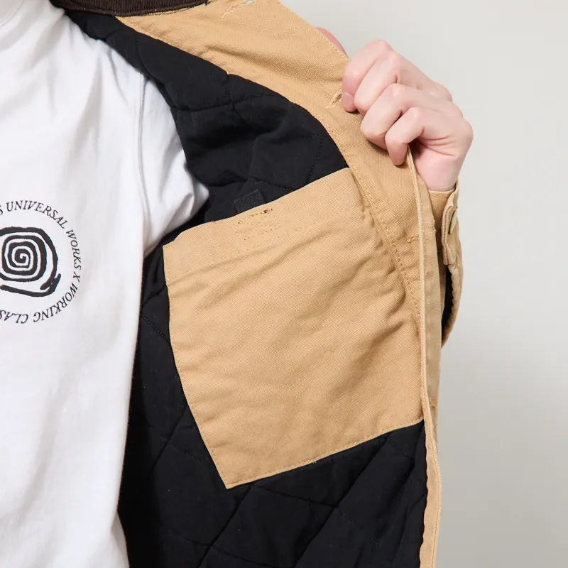 Carhartt WIP OG Trucker Jacket WIP Dusty H Tobacco Stone Canvas-10