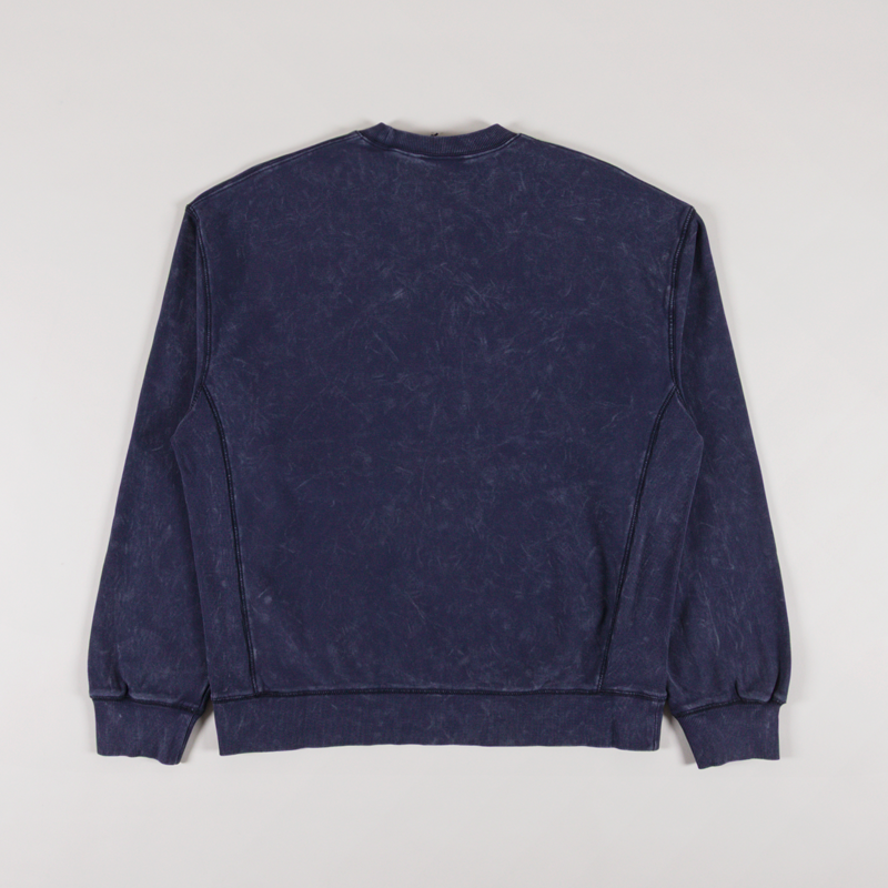 Carhartt WIP Lambert Sweatshirt Dark Navy Moon Wash-1