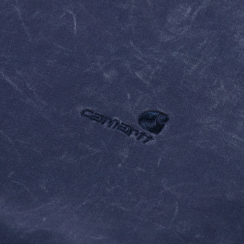 Carhartt WIP Lambert Sweatshirt Dark Navy Moon Wash-4