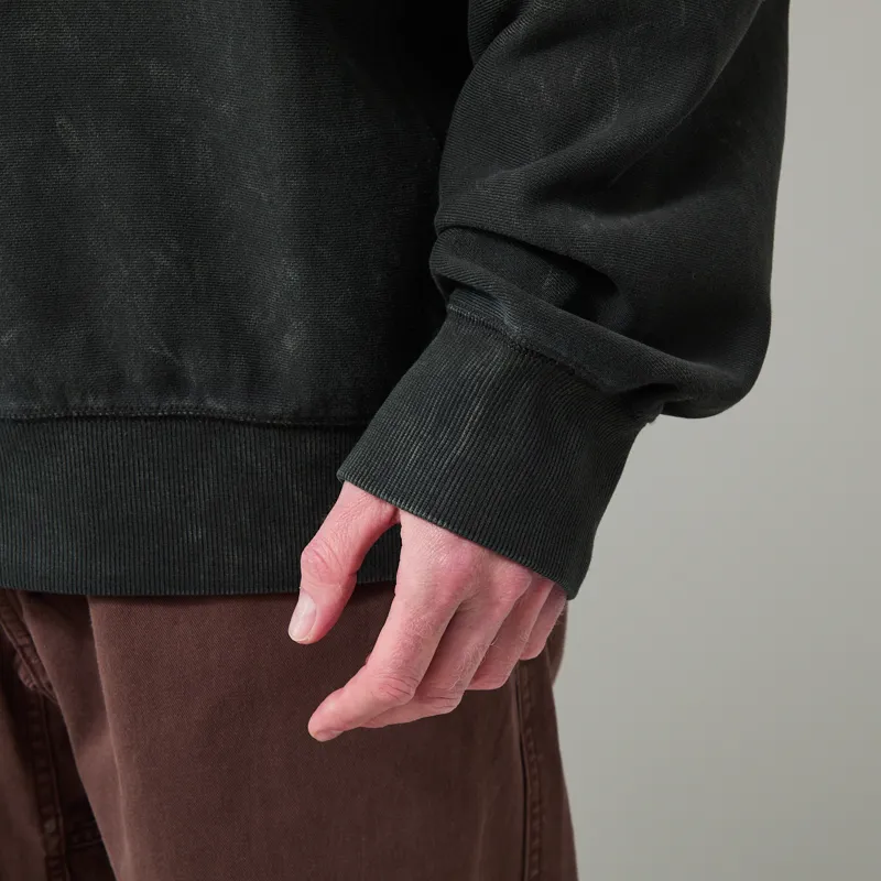 Carhartt WIP Lambert Sweatshirt Raven Moon Wash-6