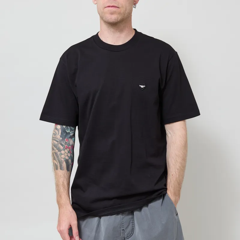 Carhartt WIP Small Heart T Shirt Black