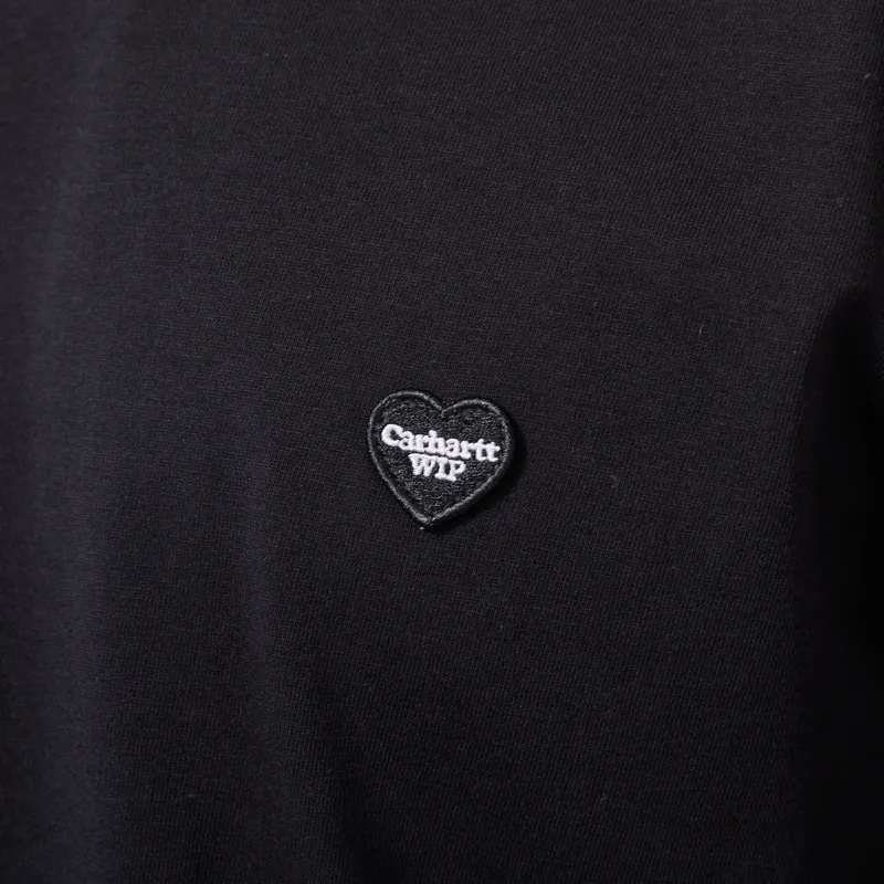 Carhartt WIP Small Heart T Shirt Black-4