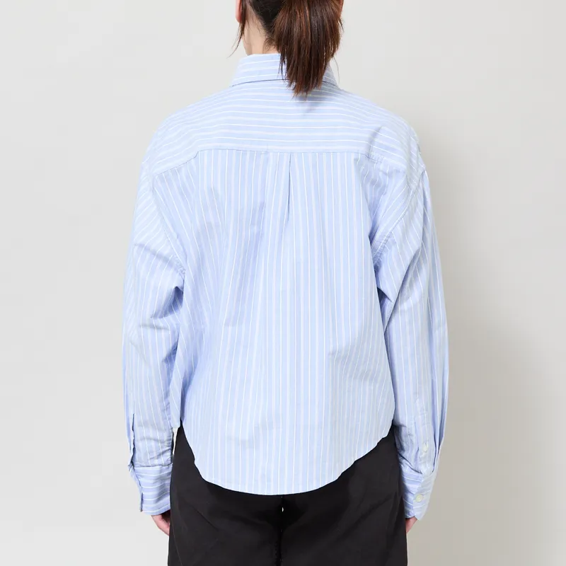 Carhartt WIP Womens Kanan Shirt Stripe Bleach-2