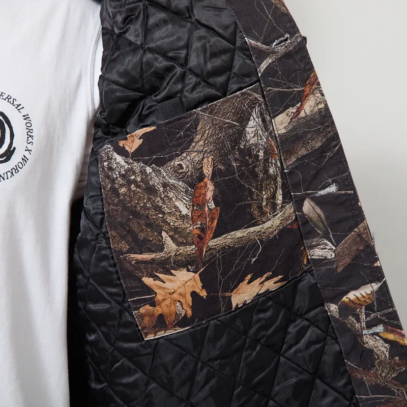 Carhartt WIP Lander Coat Camo Feather Tree Black Stone Washed-9