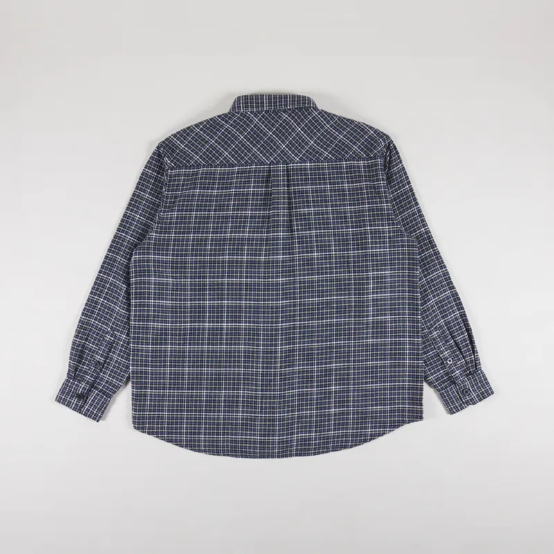 Carhartt WIP Long Sleeve Todrick Shirt Houndstooth Icesheet-1