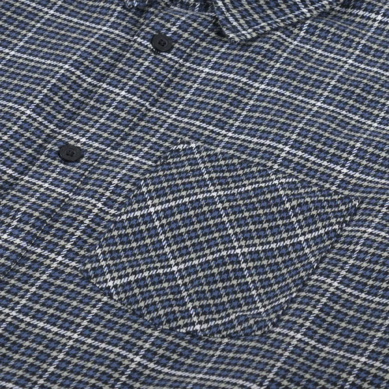 Carhartt WIP Long Sleeve Todrick Shirt Houndstooth Icesheet-5