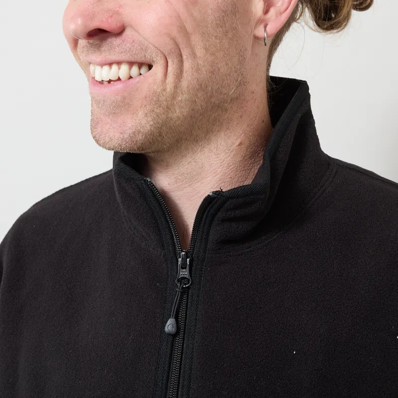 Carhartt WIP Edmore Half Zip Sweatshirt Black White-3