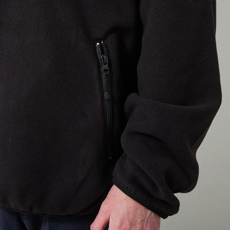 Carhartt WIP Edmore Half Zip Sweatshirt Black White-6