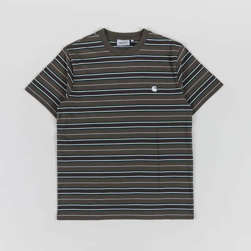 Carhartt WIP Bronson T Shirt Stripe Cypress