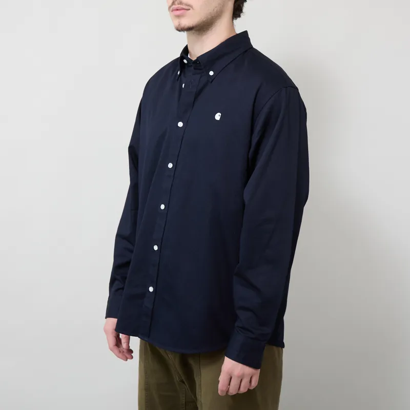 Carhartt WIP OG Madison Shirt Dark Navy-1