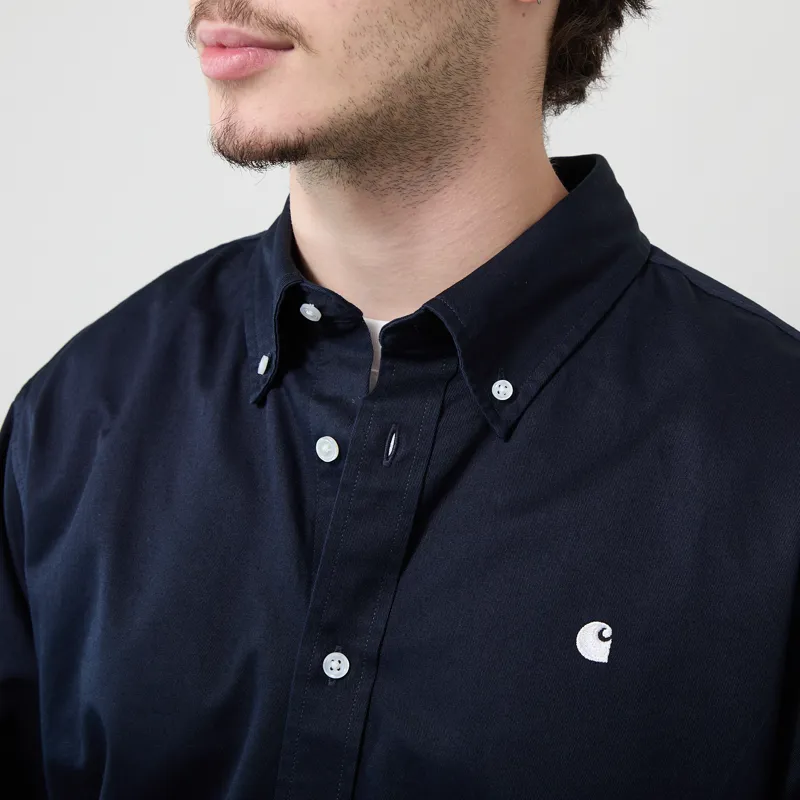 Carhartt WIP OG Madison Shirt Dark Navy-3
