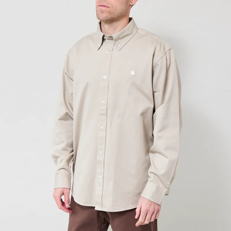 Carhartt WIP OG Madison Shirt Fleur De Sel-1