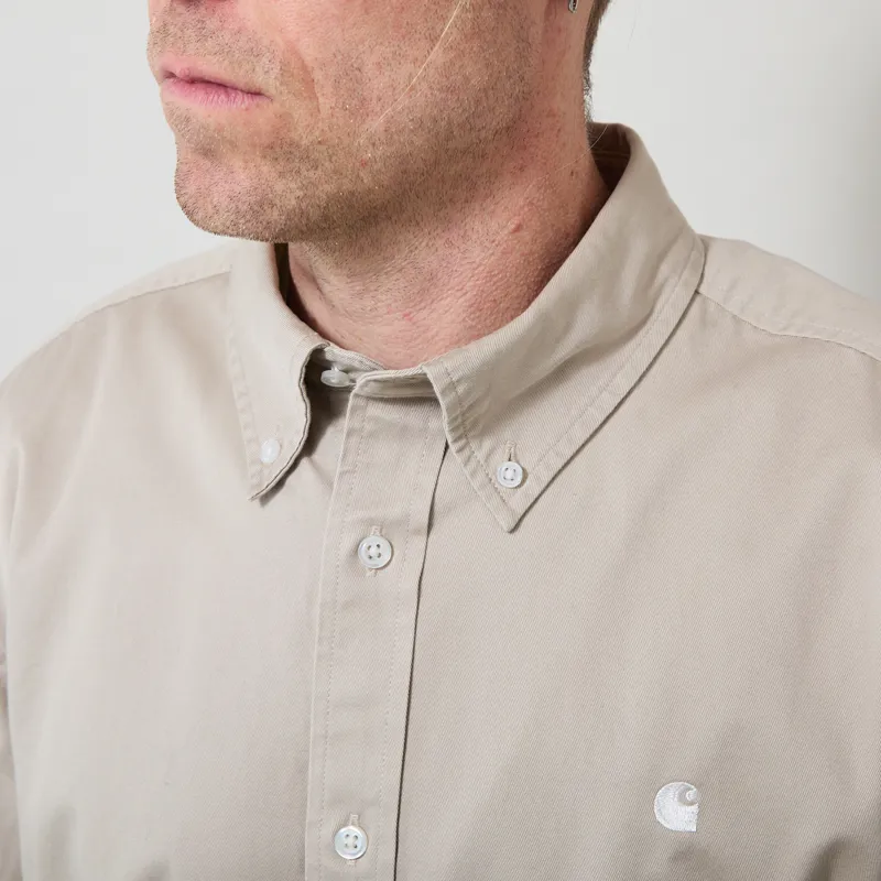 Carhartt WIP OG Madison Shirt Fleur De Sel-3