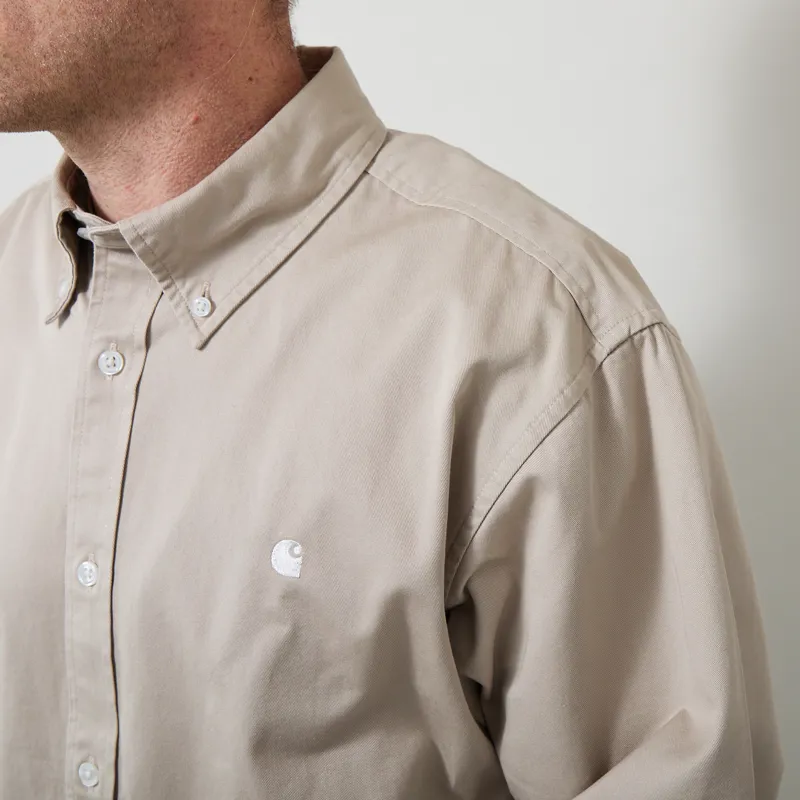 Carhartt WIP OG Madison Shirt Fleur De Sel-6