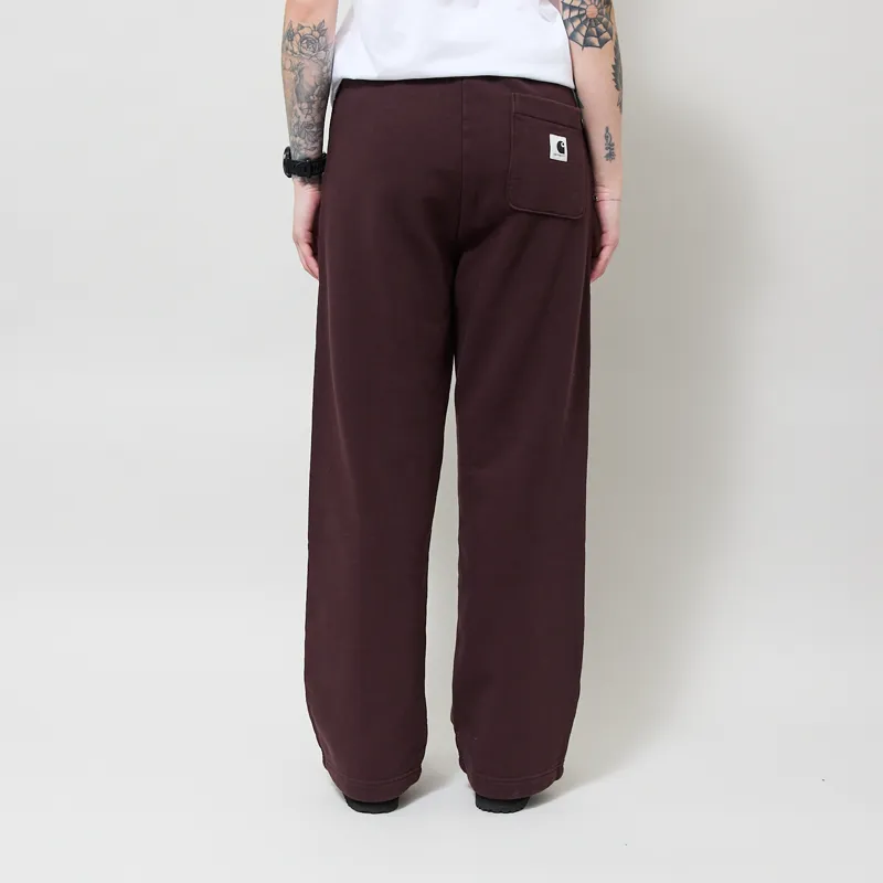 Carhartt WIP Womens Cassie Sweat Pants Palisander Silver-2