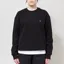 Carhartt WIP Womens Small Heart Patch Sweatshirt Black