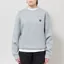 Carhartt WIP Womens Small Heart Patch Sweatshirt Grey Heather Black