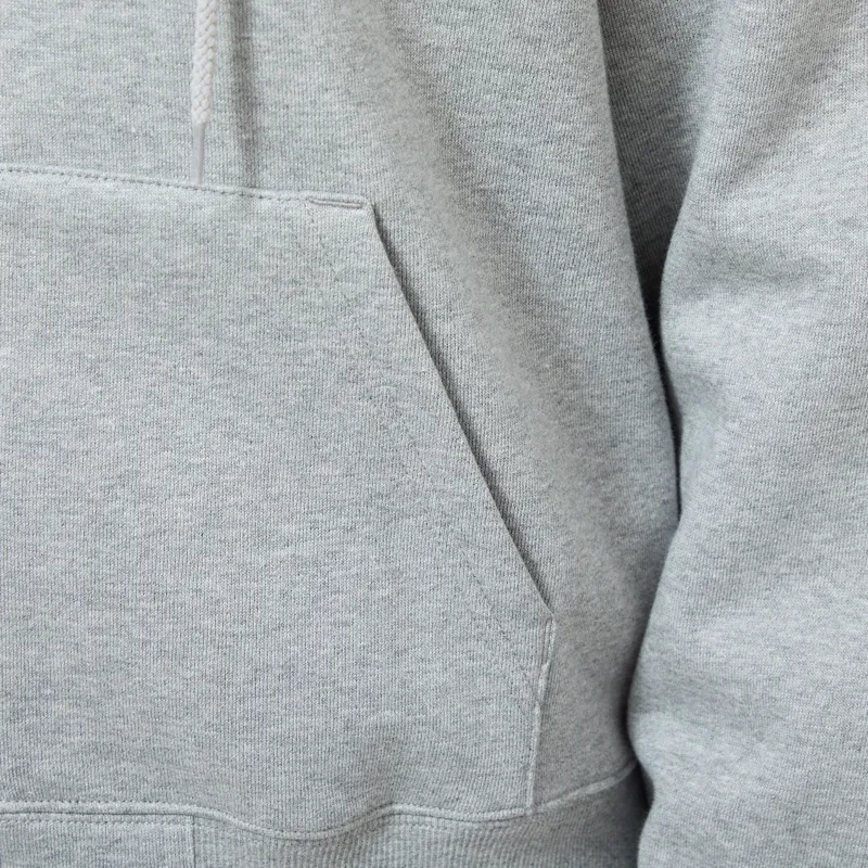 Carhartt WIP Womens Hooded Small Heart Patch Jacket Grey Heather Black-6
