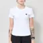 Carhartt WIP Womens Small Heart Patch T Shirt White Black
