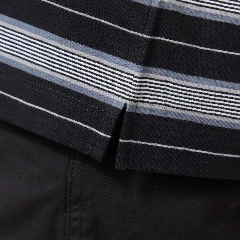 Carhartt WIP Womens Bronson Polo Stripe Black-6