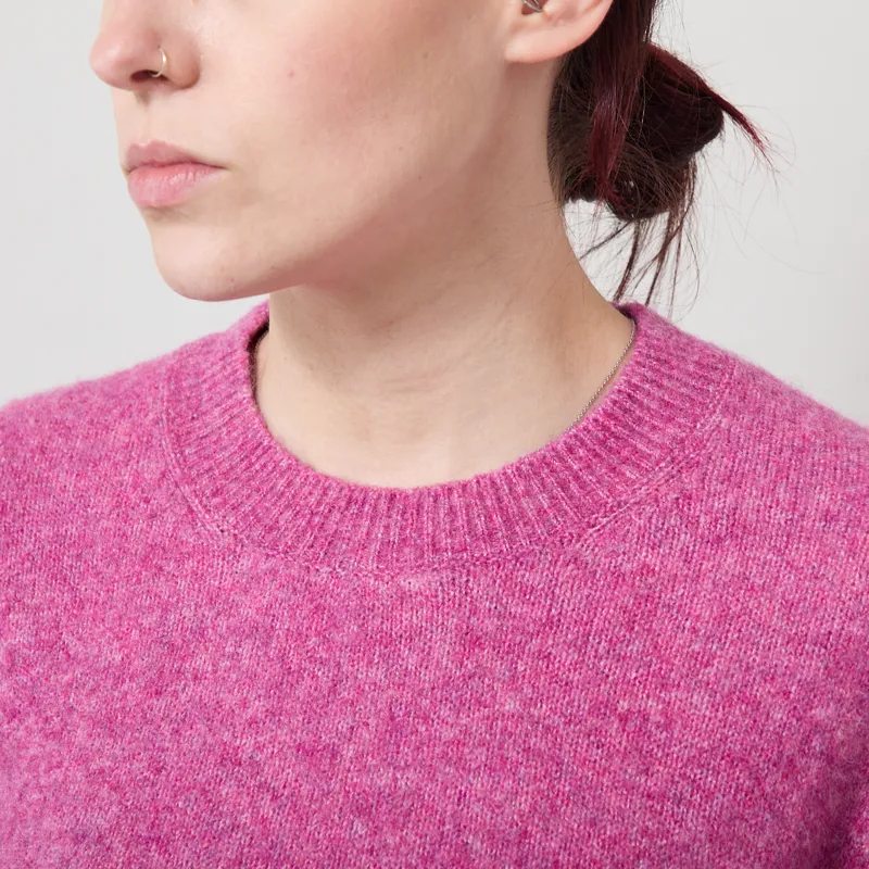 Carhartt WIP Womens Curtis Sweater Tangled Hortensia-3