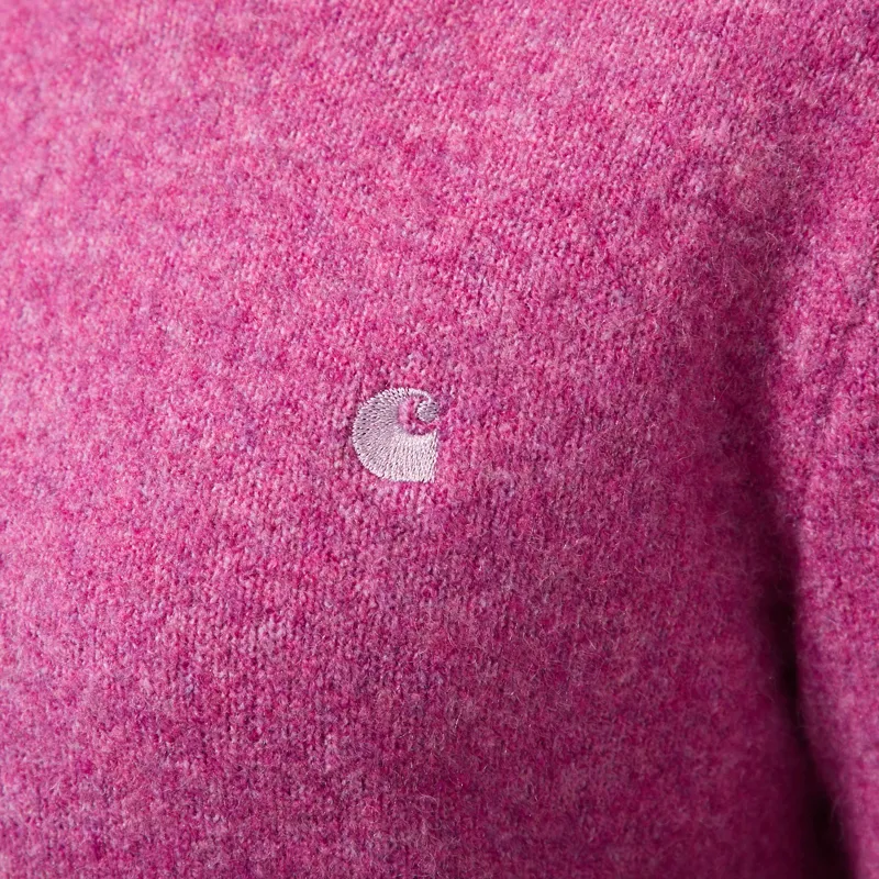 Carhartt WIP Womens Curtis Sweater Tangled Hortensia-4