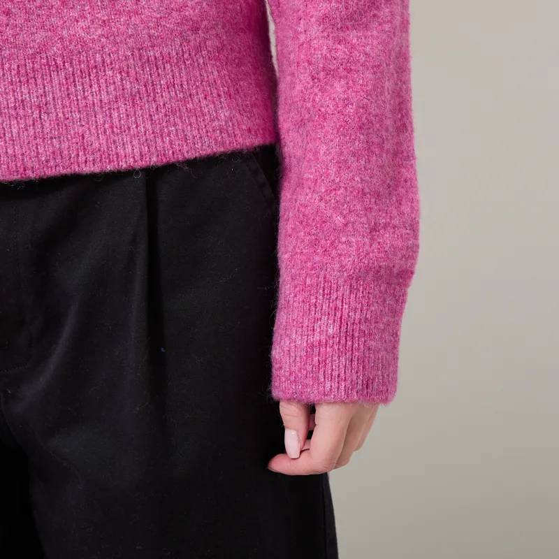Carhartt WIP Womens Curtis Sweater Tangled Hortensia-6
