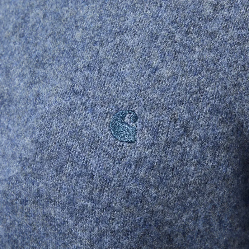 Carhartt WIP Womens Curtis Sweater Tangled Shady Blue-4