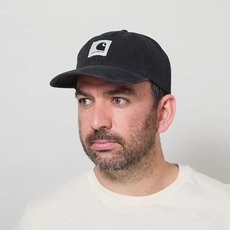 Carhartt WIP Canvas Cap Black Stone Washed