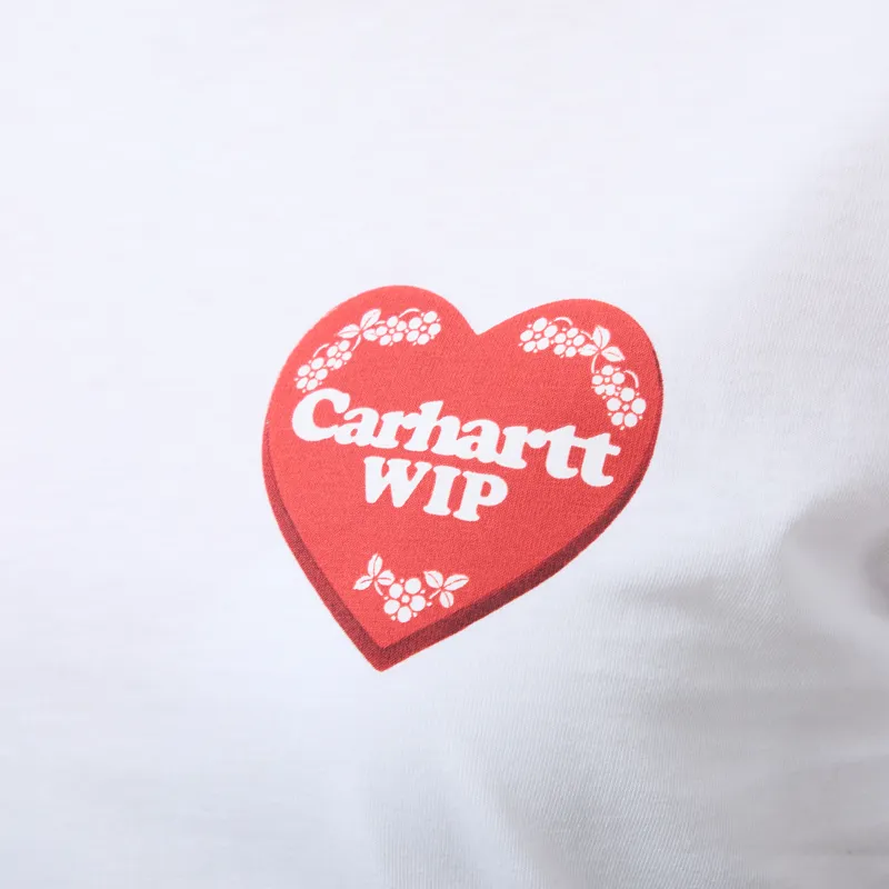 Carhartt WIP Womens Hartt Case T Shirt White-5