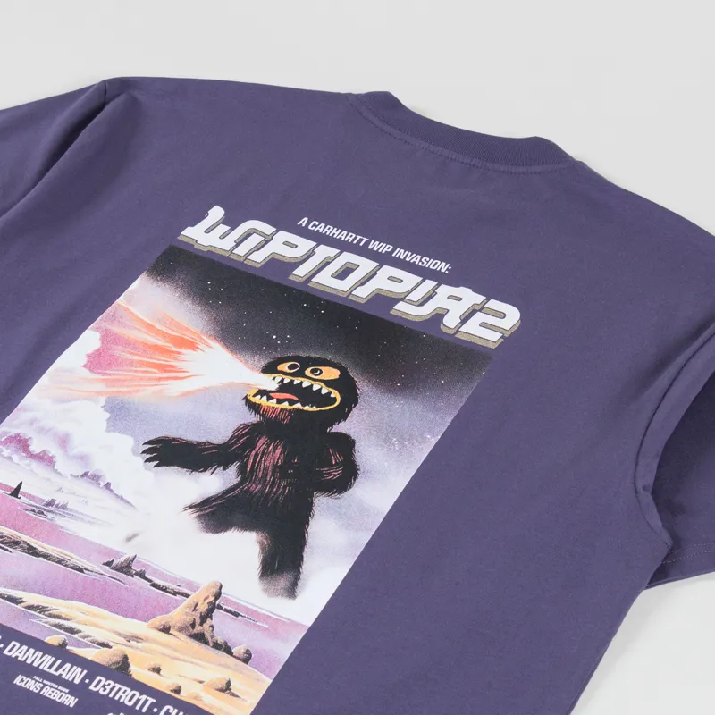 Carhartt WIP Wiptopia II T Shirt Shady Purple-2
