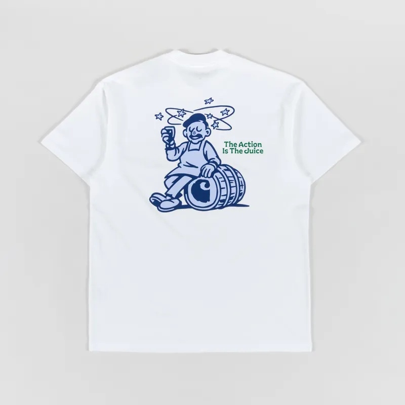 Carhartt WIP Grape Picker T Shirt White