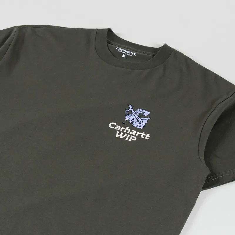 Carhartt WIP Grape Picker T Shirt Cypress-3